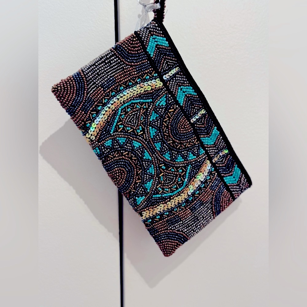 Hand beaded purse. Never used